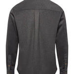 Grey Wool Button Down - Threshold Coffee