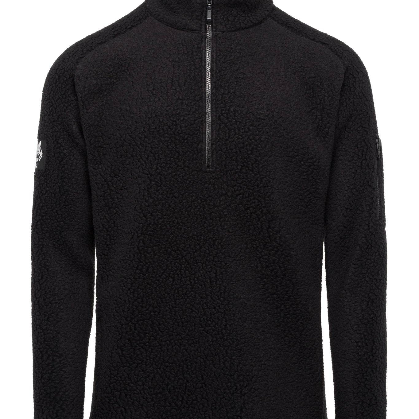 Black Kitimat Men's Half Zip - Threshold Coffee