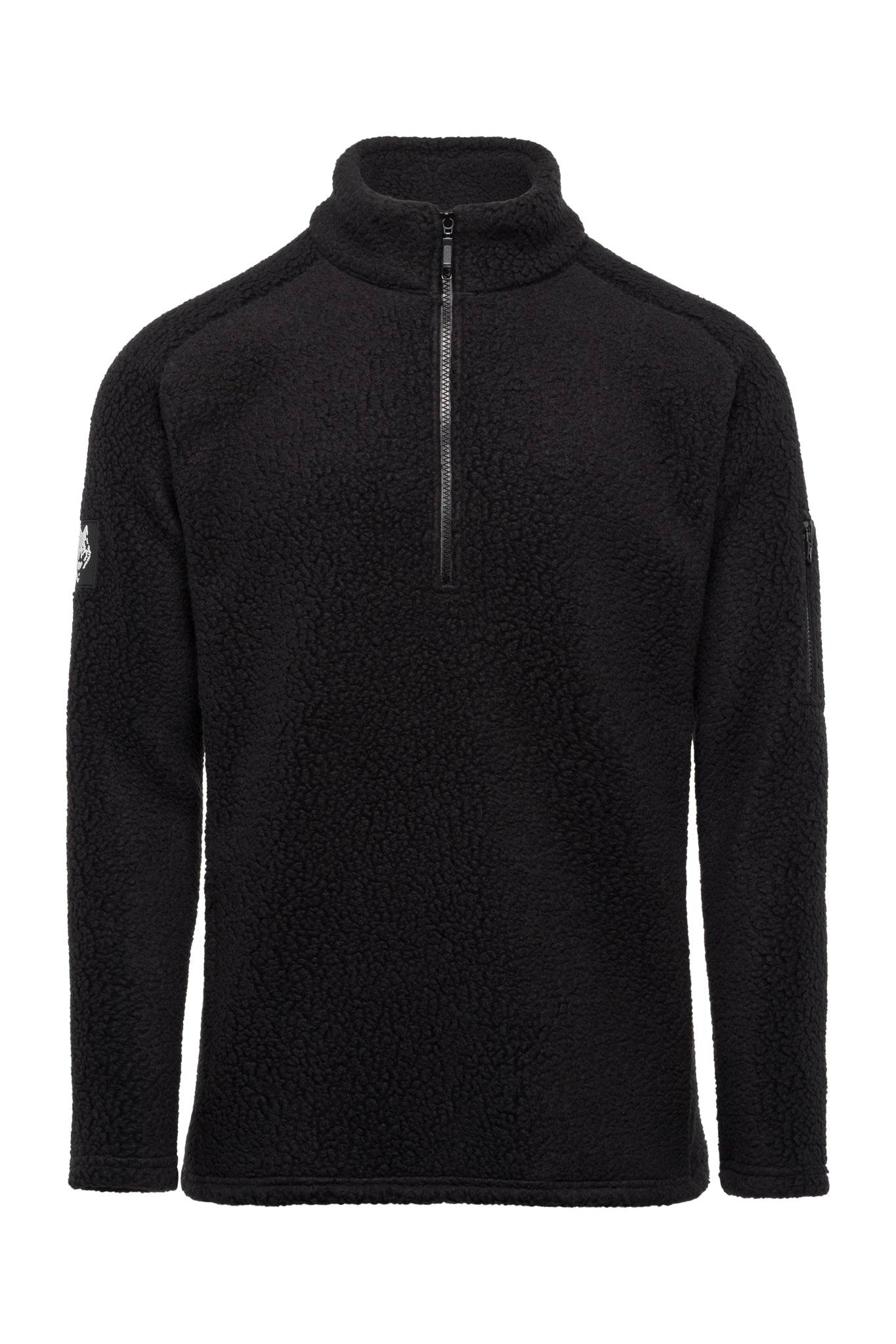 Black Kitimat Men's Half Zip - Threshold Coffee