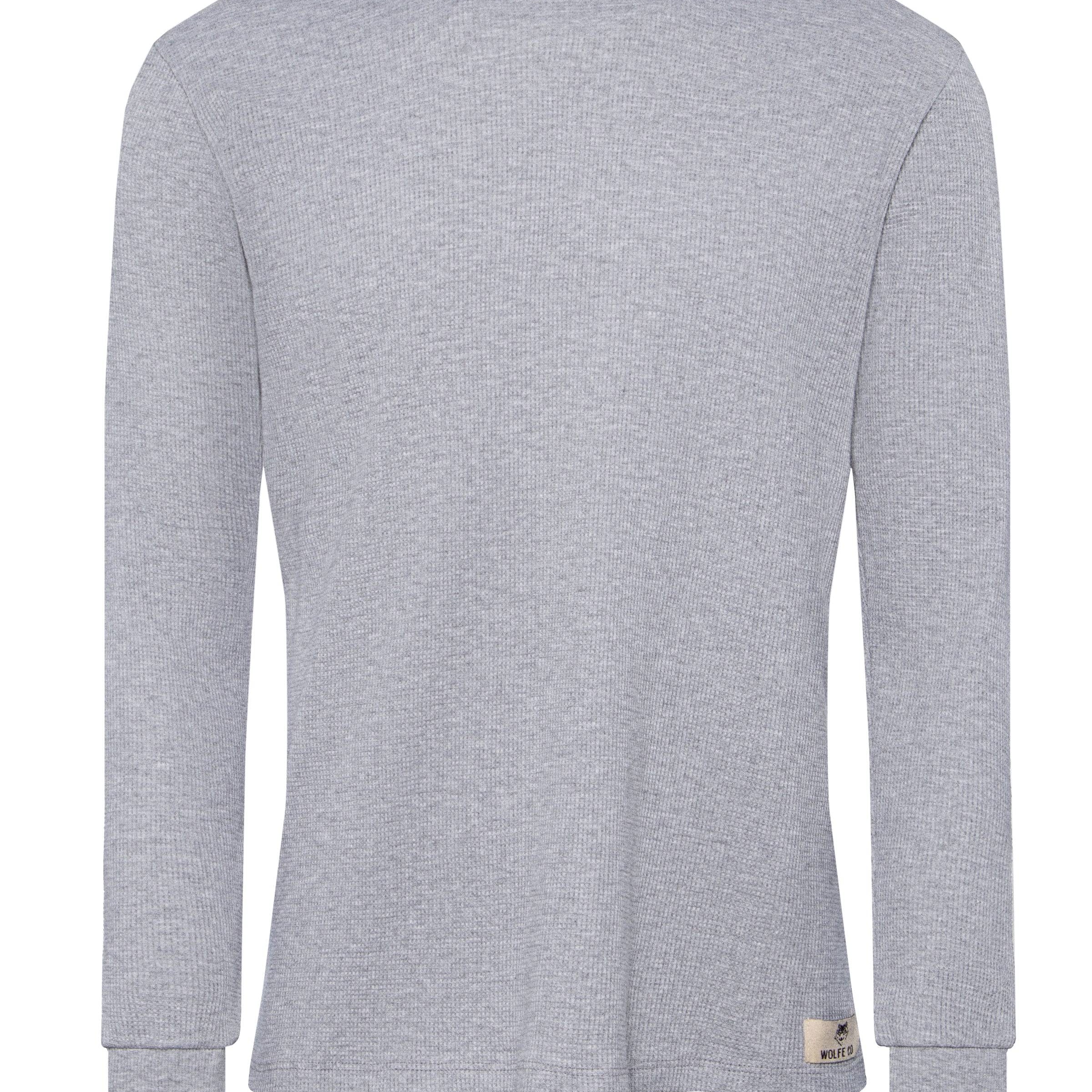 Grey Straight Hem Waffle Knit - Threshold Coffee