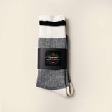Mountain Socks - Black Stripe - Threshold Collective