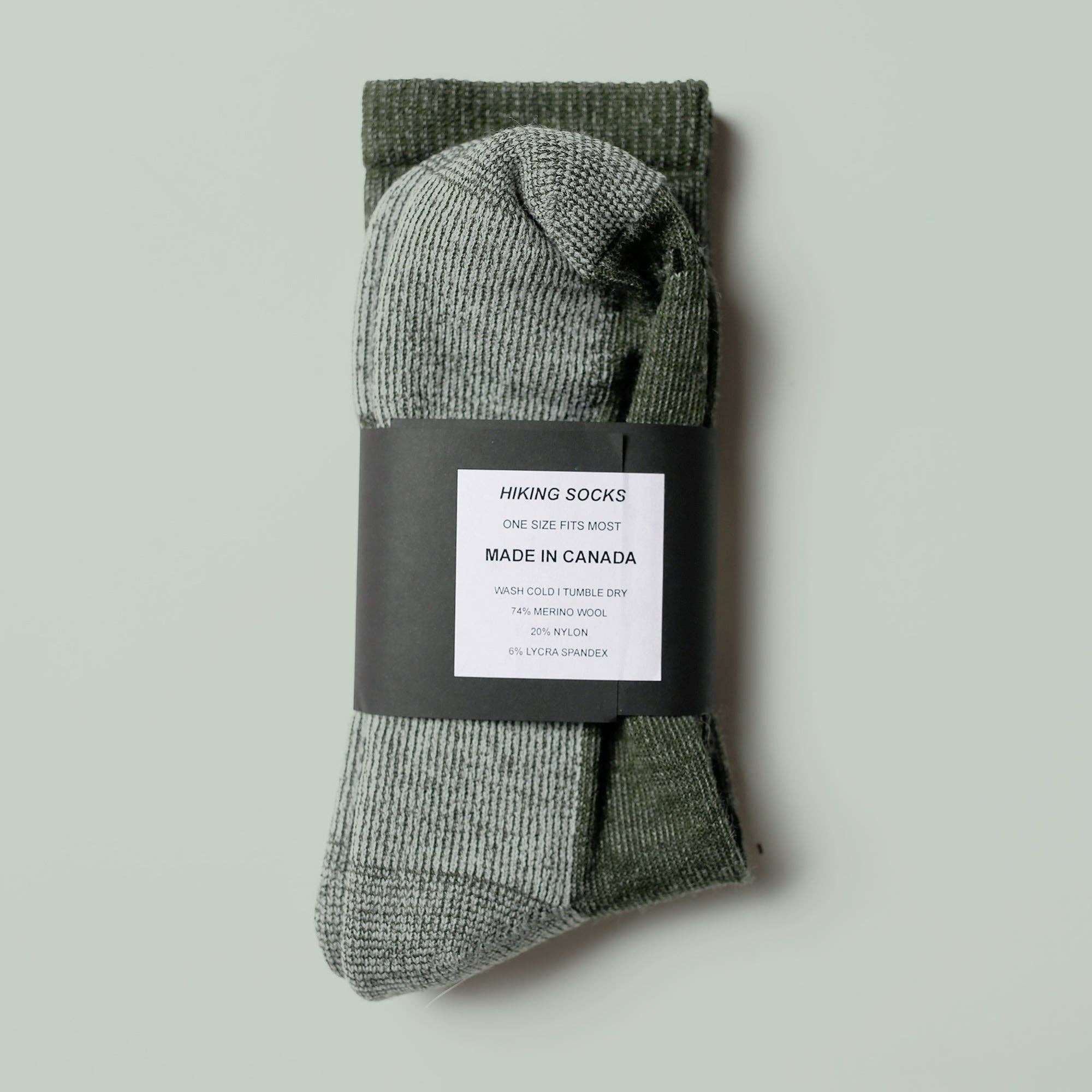 Merino Mountain Hiking Socks - Olive: O/s - Threshold Collective