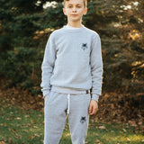 Wolfe Cubs Marled White Sweatpants - Threshold Coffee