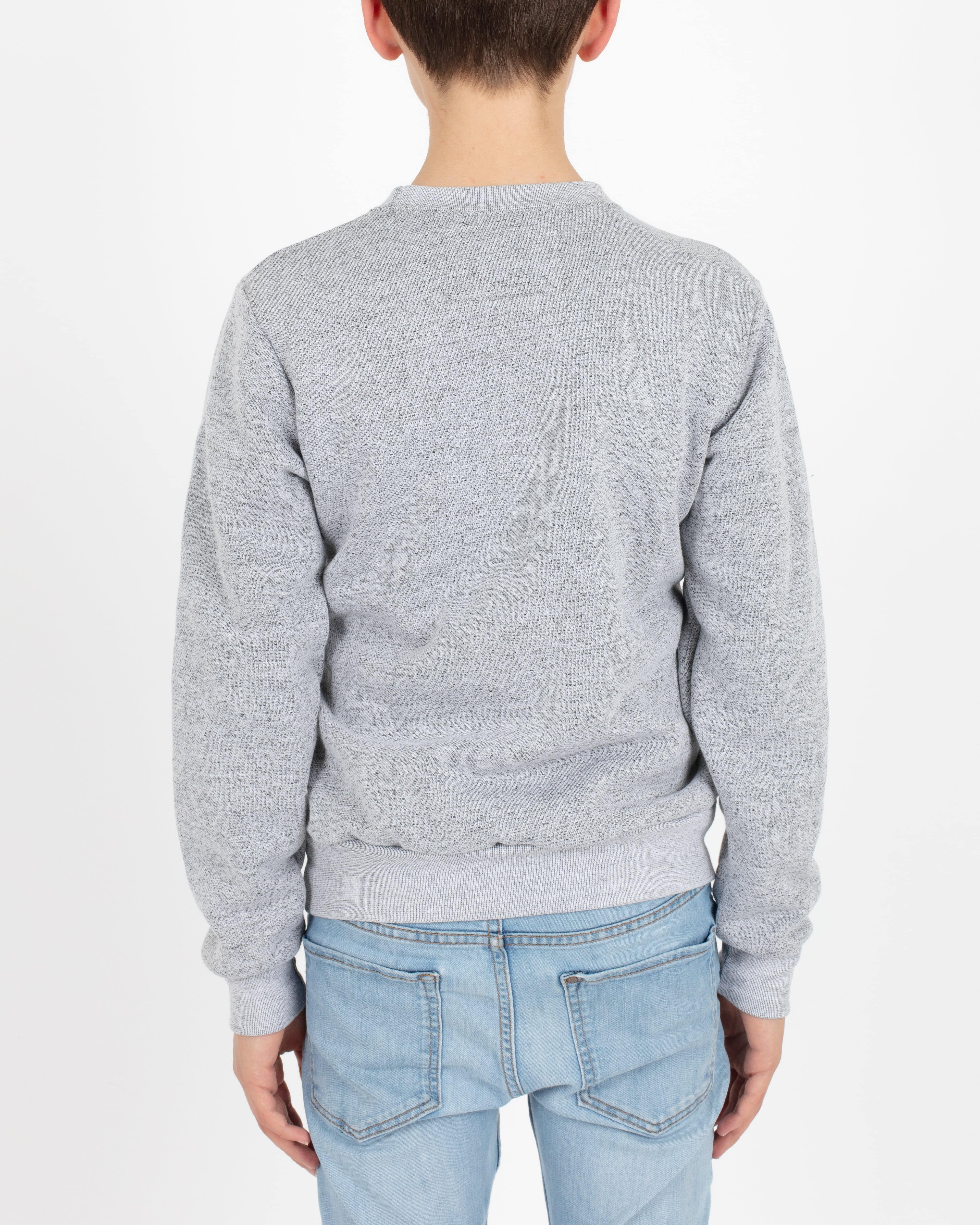 Wolfe Cubs Marled White Crewneck - Threshold Coffee