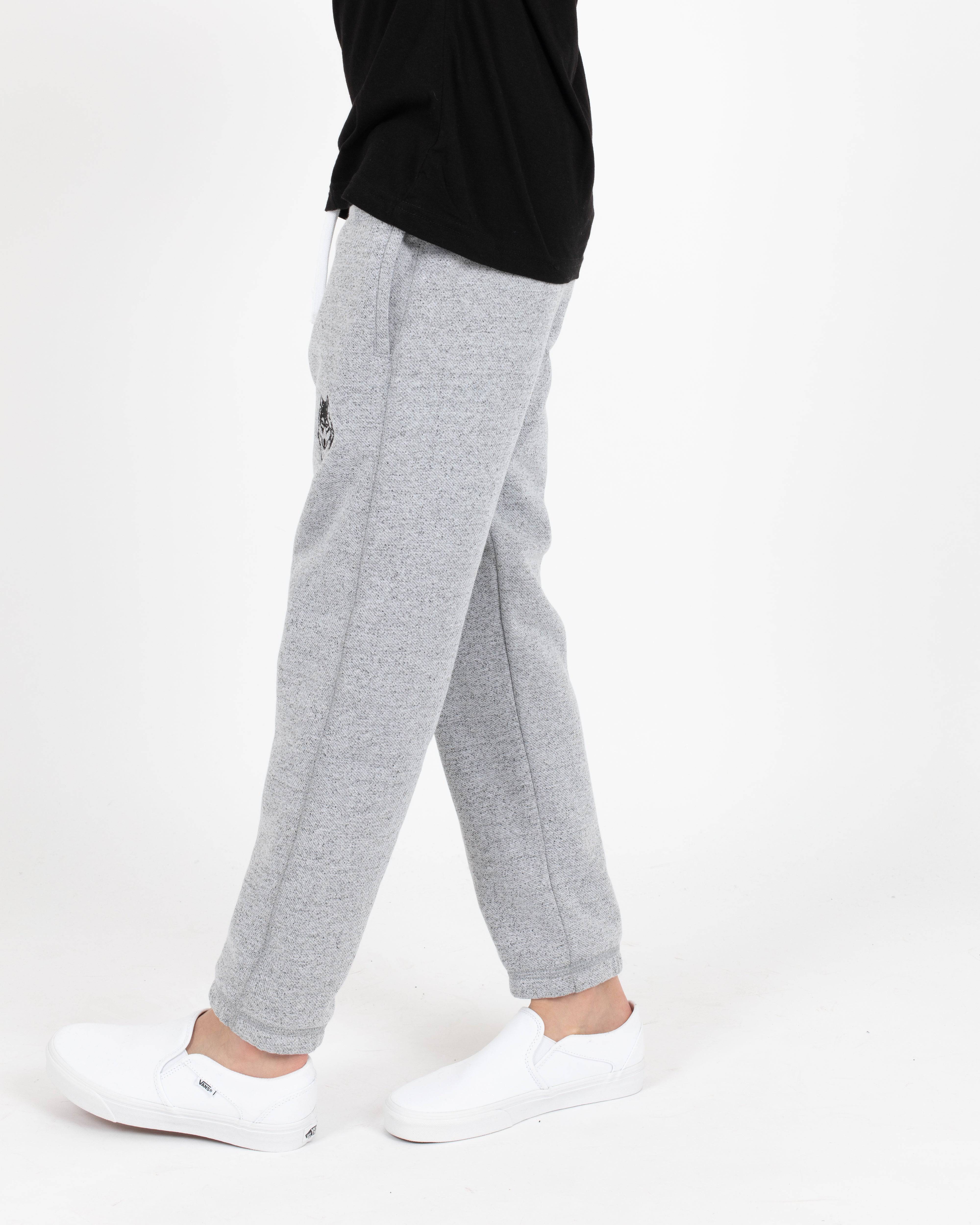 Wolfe Cubs Marled White Sweatpants - Threshold Coffee