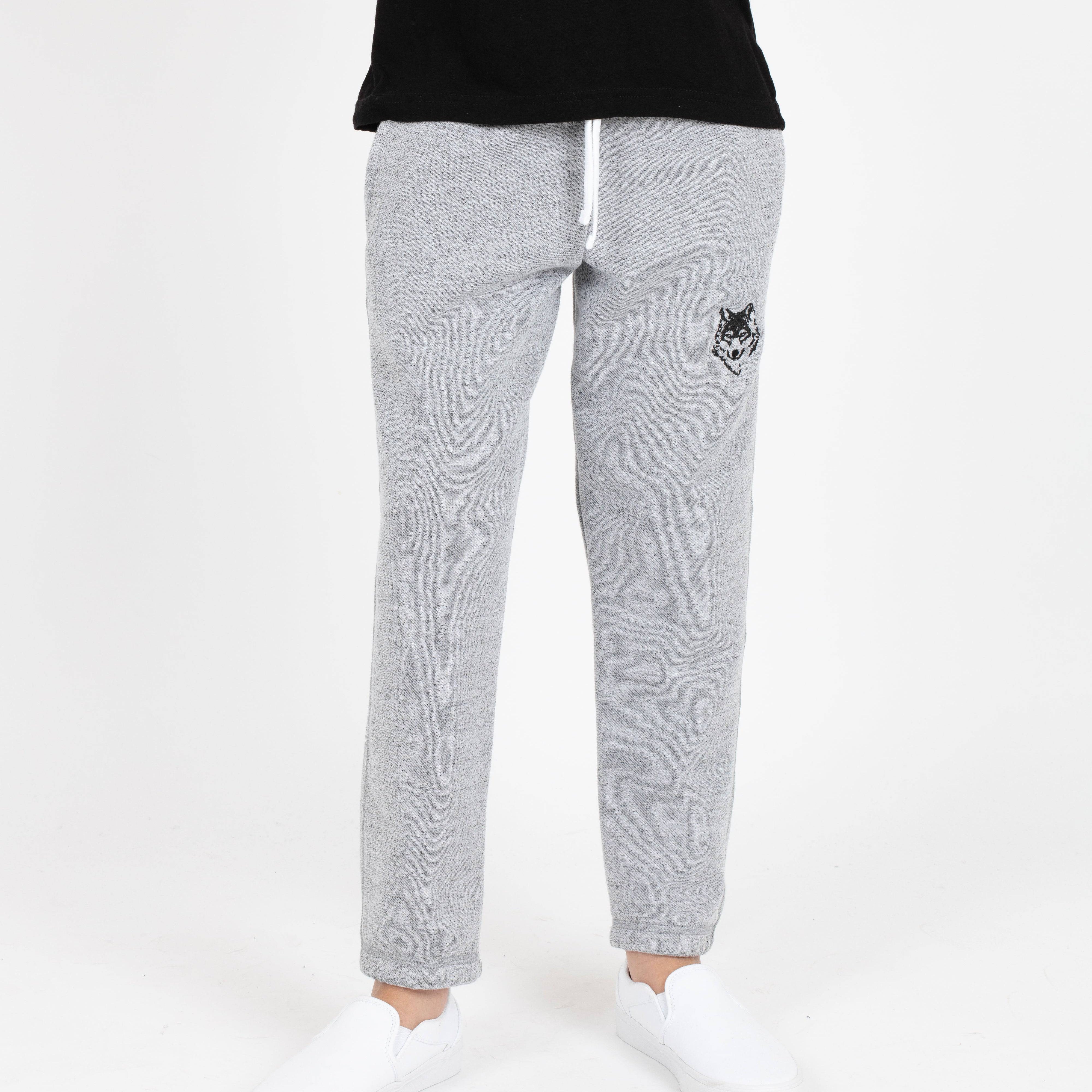 Wolfe Cubs Marled White Sweatpants - Threshold Coffee