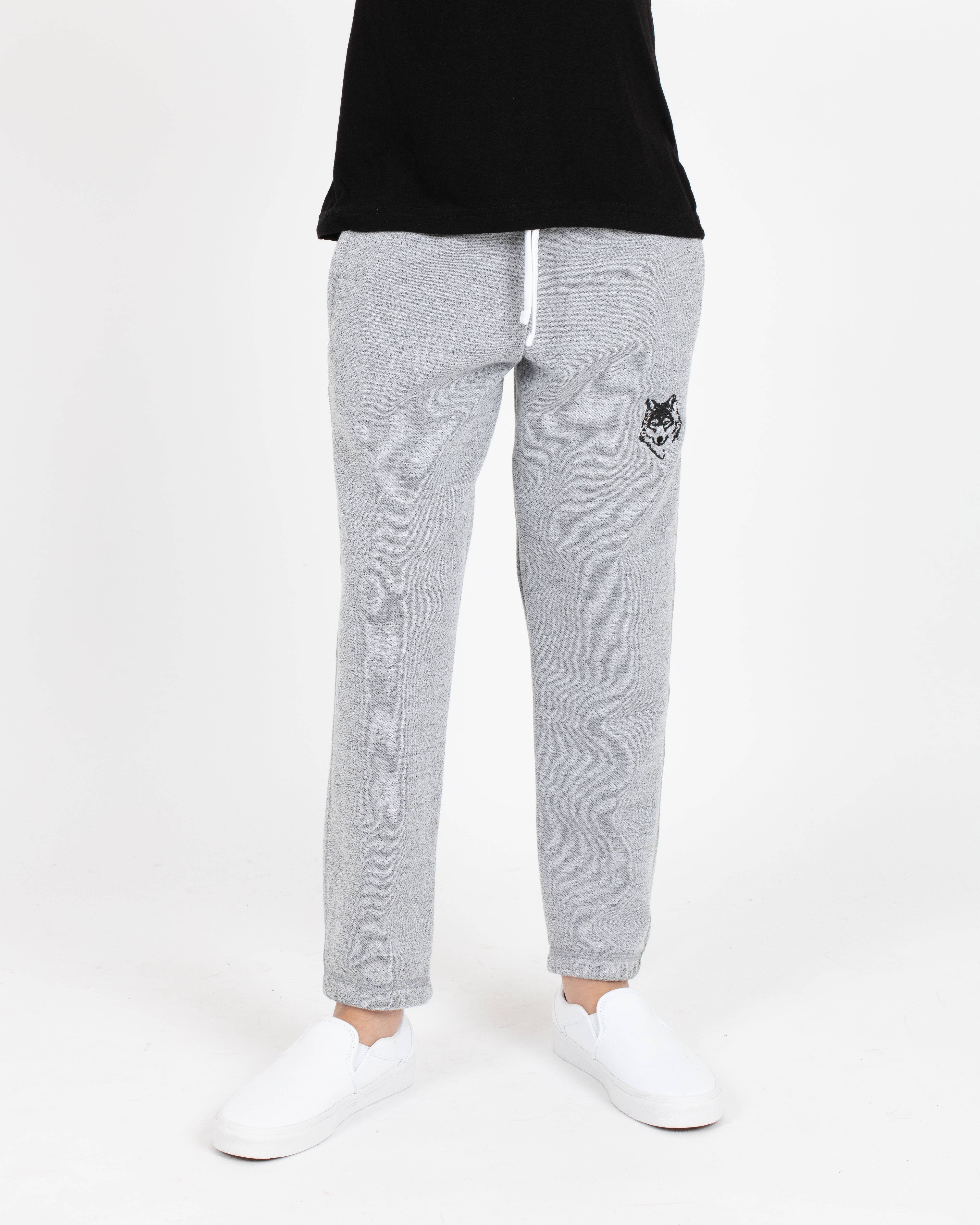 Wolfe Cubs Marled White Sweatpants - Threshold Coffee