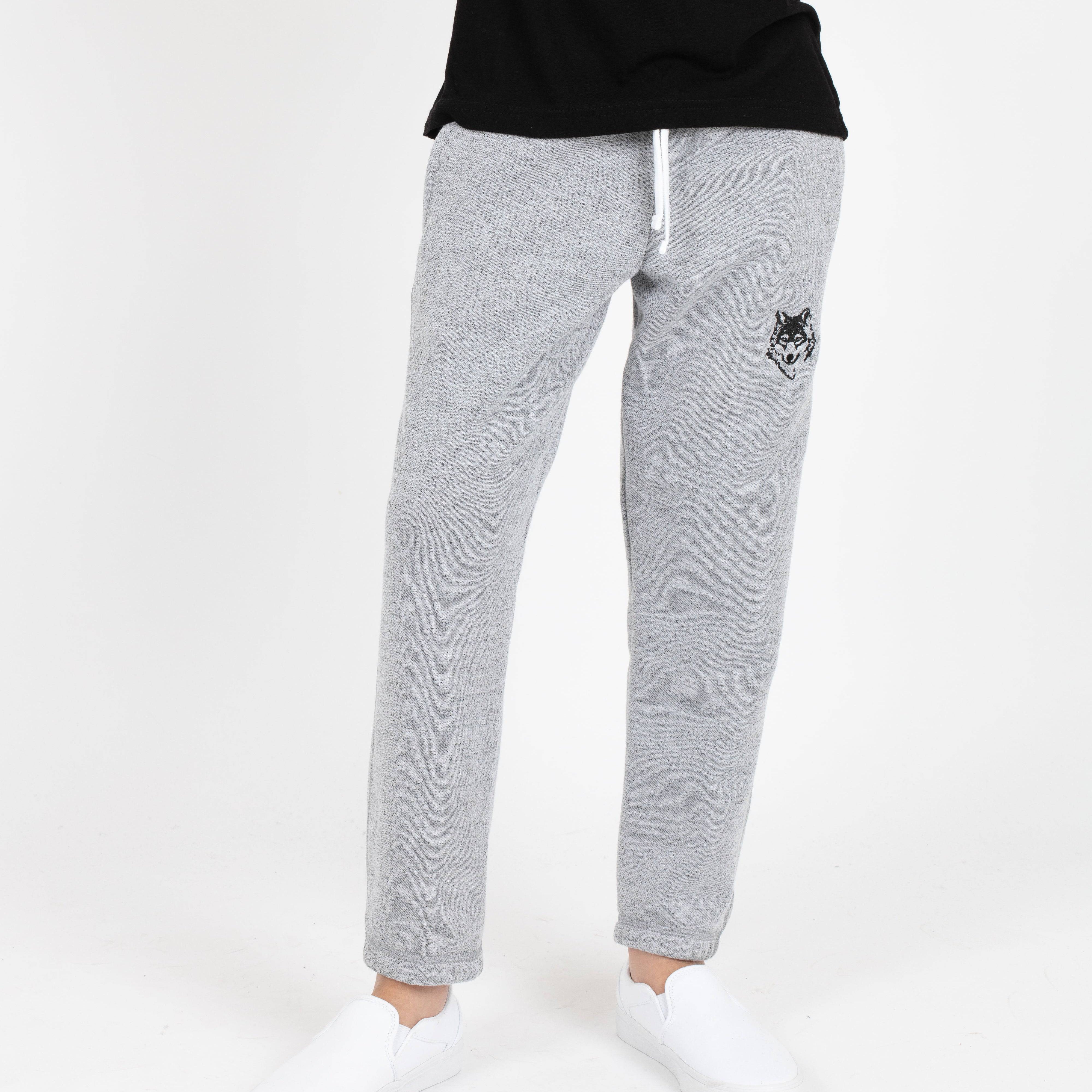 Wolfe Cubs Marled White Sweatpants - Threshold Coffee