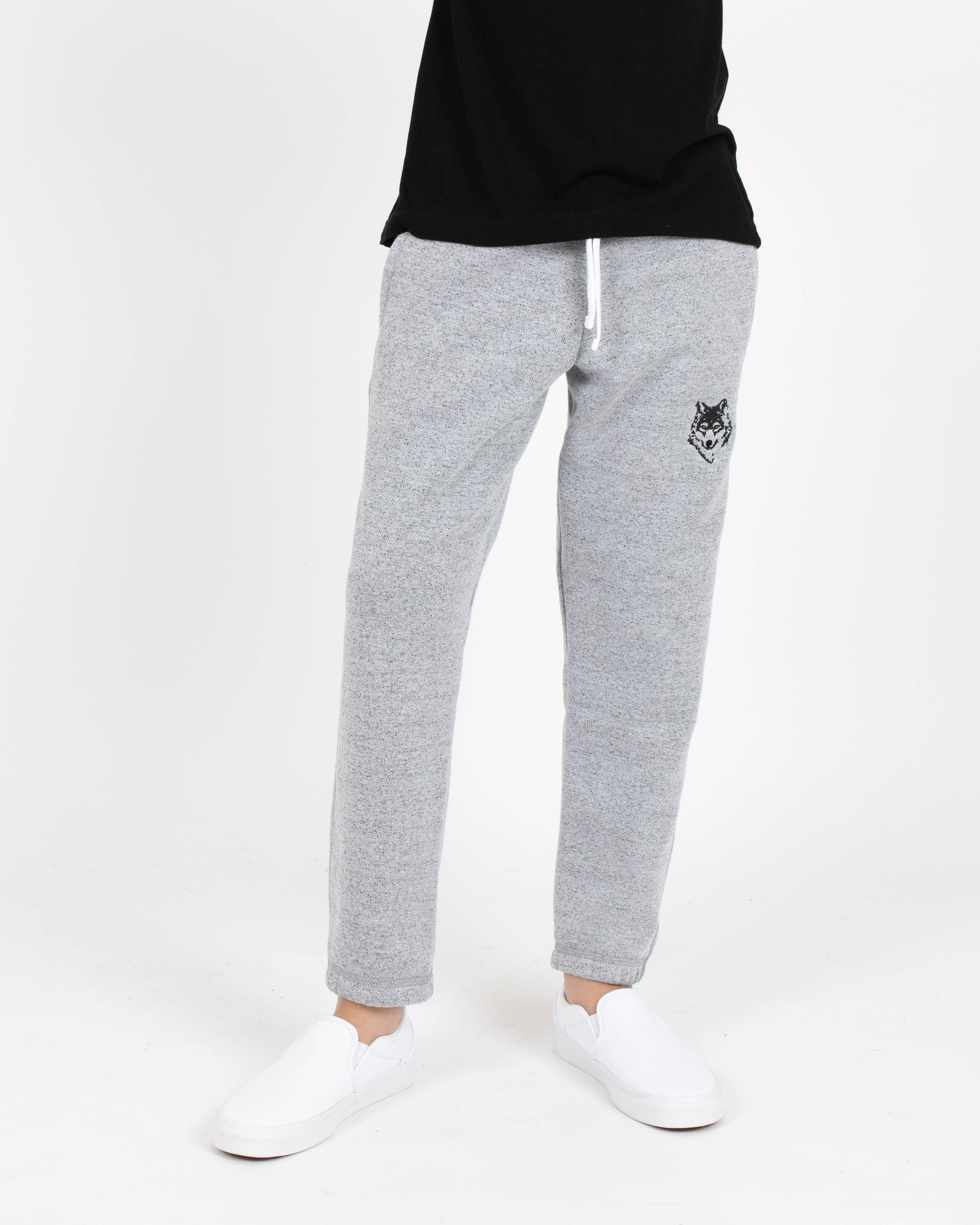 Wolfe Cubs Marled White Sweatpants - Threshold Coffee