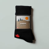 Bamboo Crew Sock - Canada Leaf: O/S - Threshold Collective