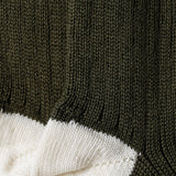 Mountain Socks - Olive Black Stripe - Threshold Collective