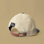 6 Panel - Blank - Tan/Forest Waxed Cotton Canvas - Threshold Collective