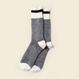 Mountain Socks - Black Stripe - Threshold Collective