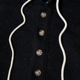 Camping Hoodie - Black Rainbow Speckle: Large - Threshold Collective