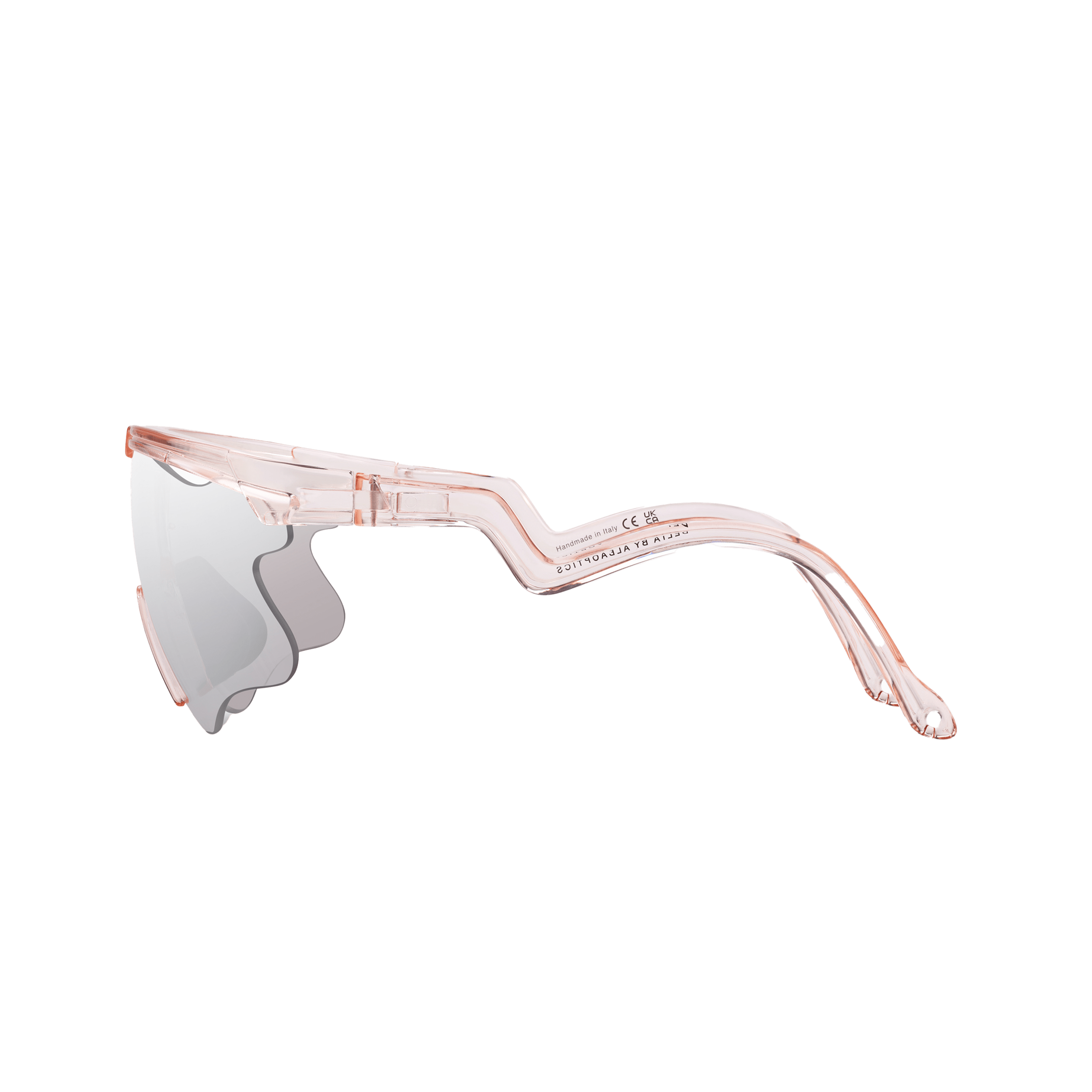 Alba Delta Lei Sunglasses - VZUM™ Snow Pink Aluminum - Threshold Coffee