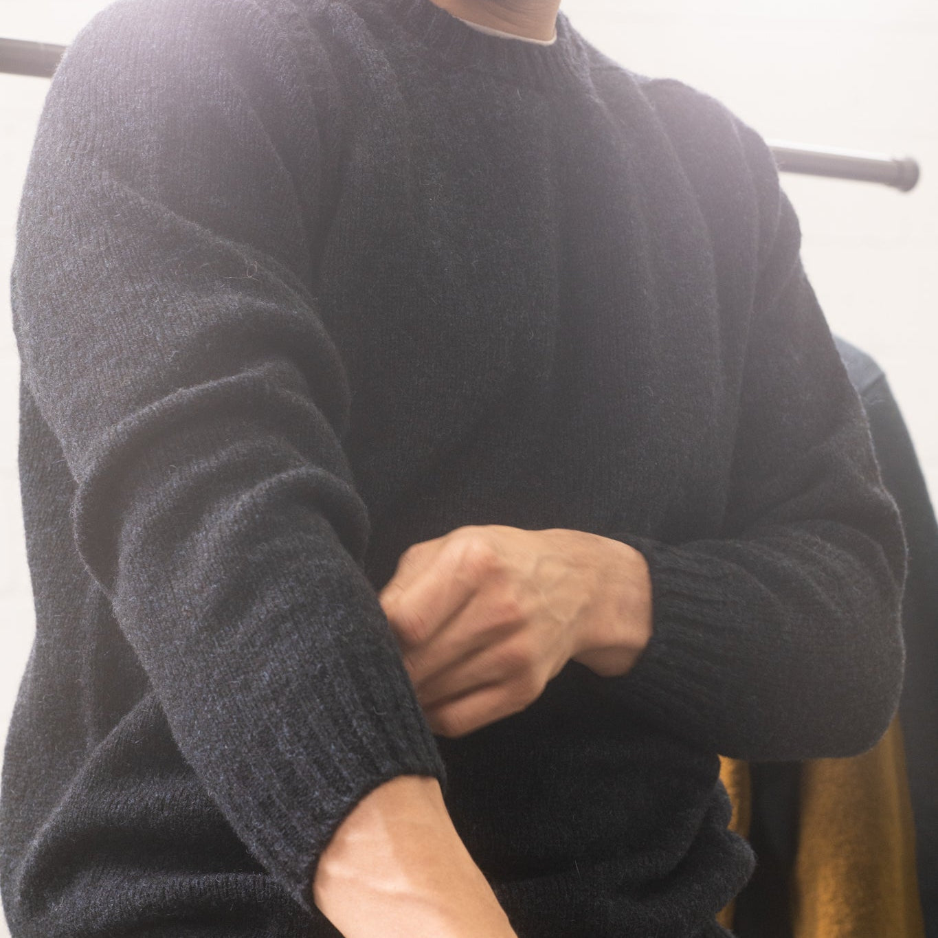 William Wolfe Cosmos Seamless Crewneck - Threshold Coffee