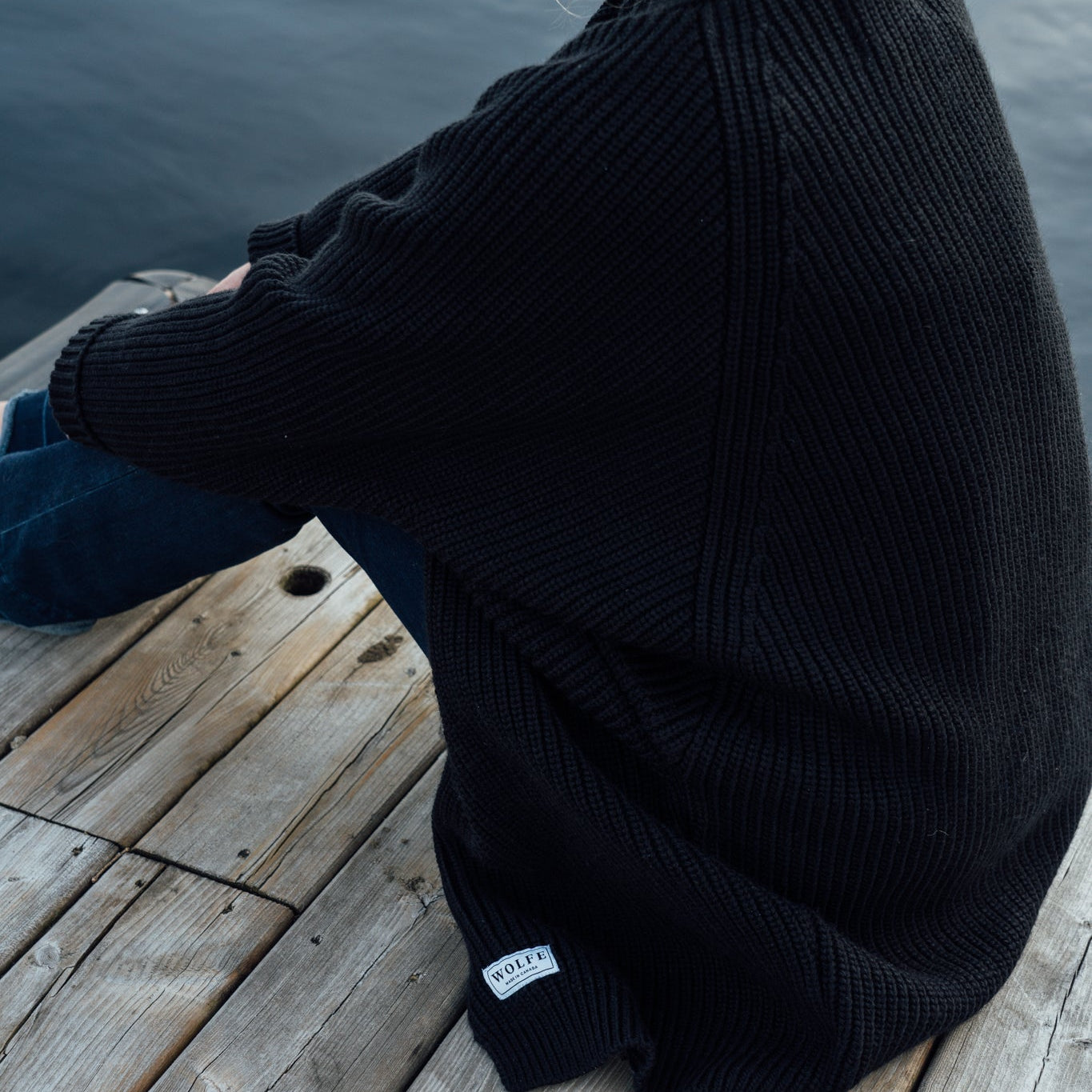 Black Elora Cardigan - Threshold Coffee