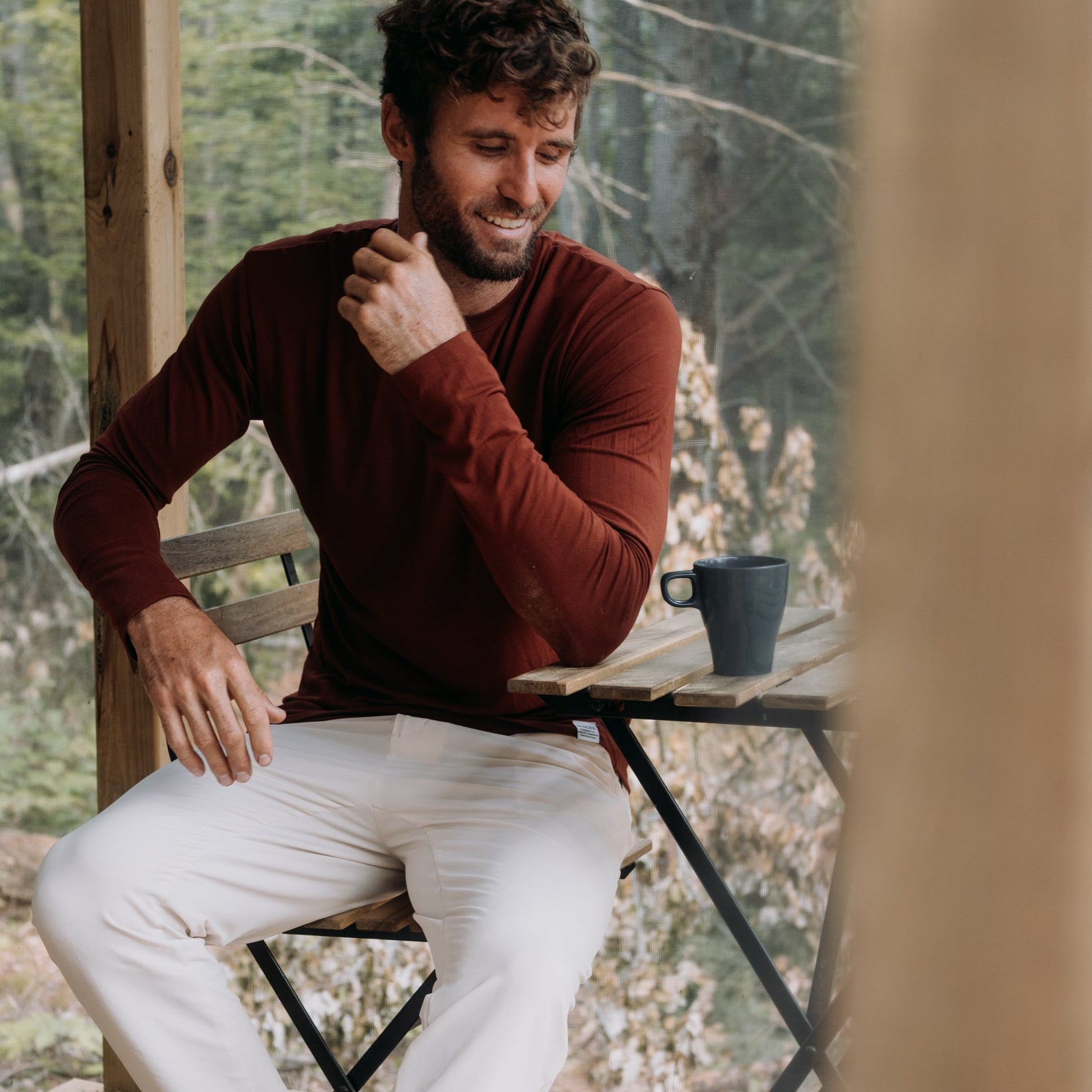 Brick Long Sleeve Huxley - Threshold Coffee