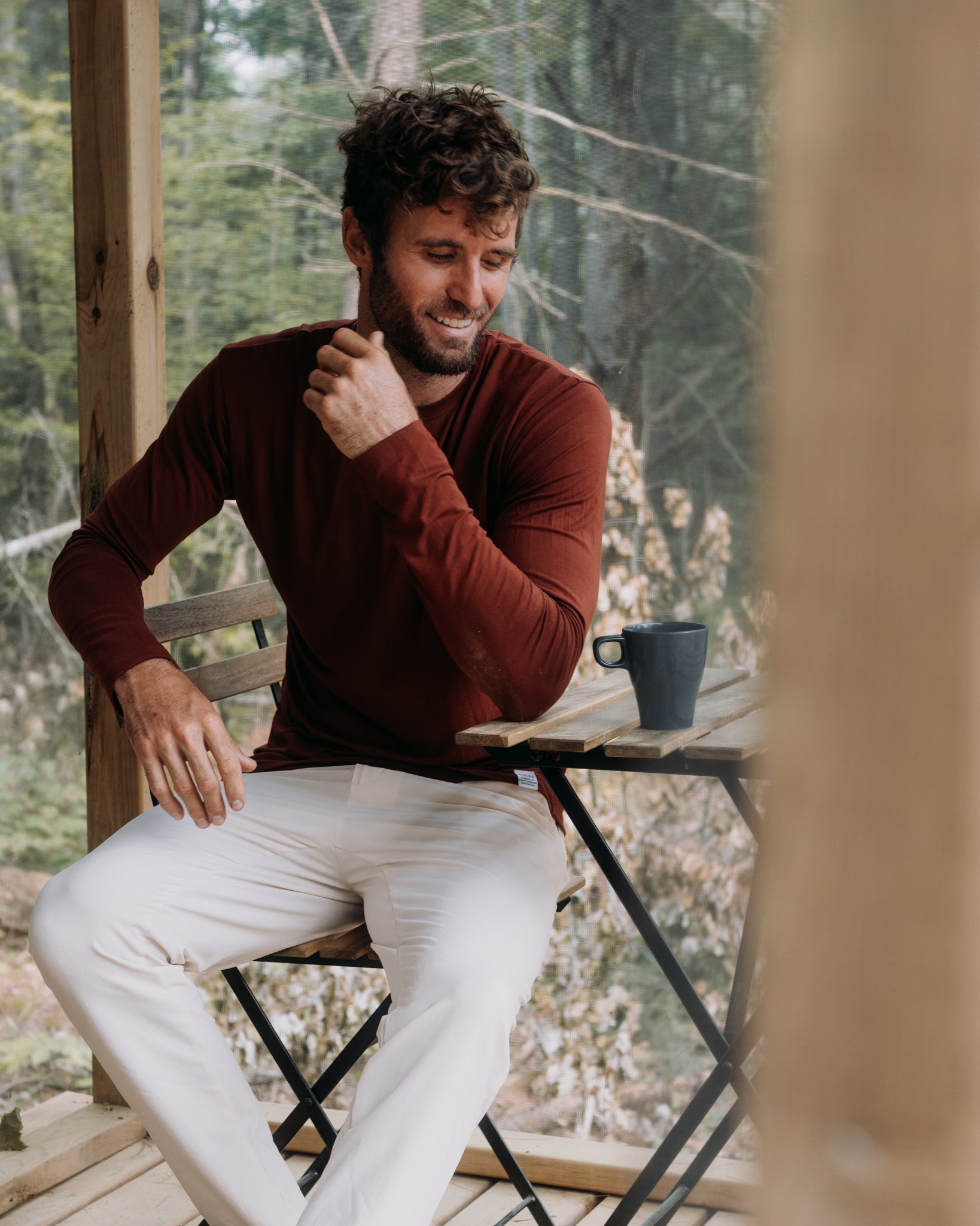 Brick Long Sleeve Huxley - Threshold Coffee