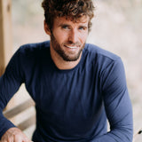 Navy Long Sleeve Huxley - Threshold Coffee