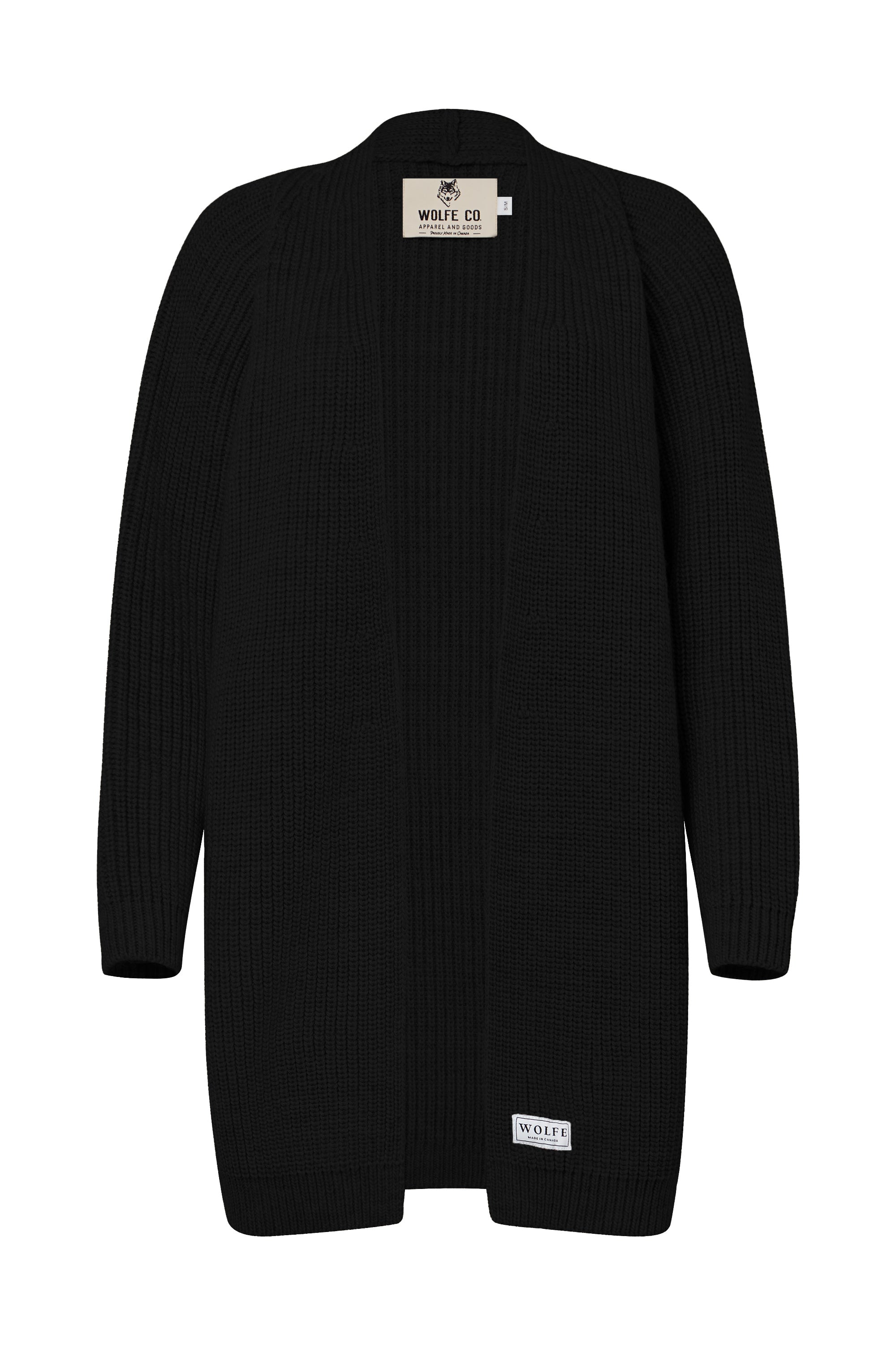 Black Elora Cardigan - Threshold Coffee