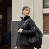 Black Kitimat Women's Half Zip - Threshold Coffee
