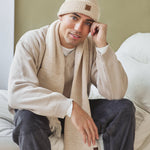 Longford Beige Scarf - Threshold Coffee