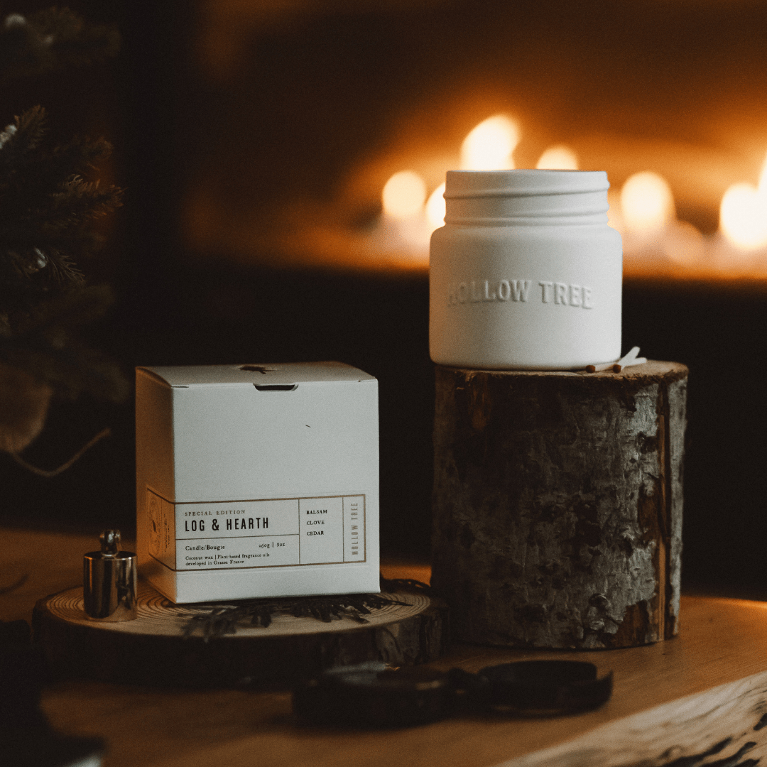 Log & Hearth Candle - Threshold Collective