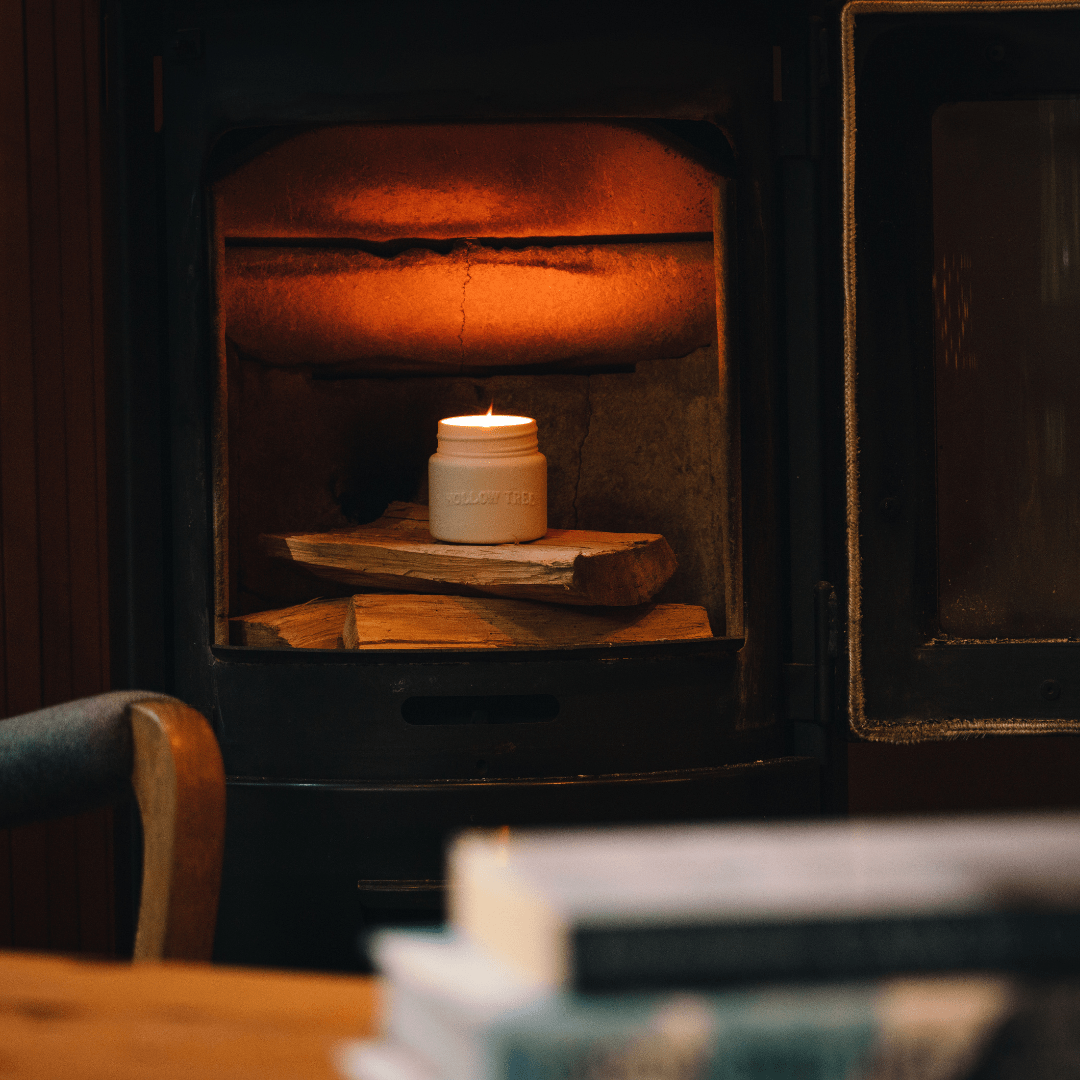 Log & Hearth Candle - Threshold Collective