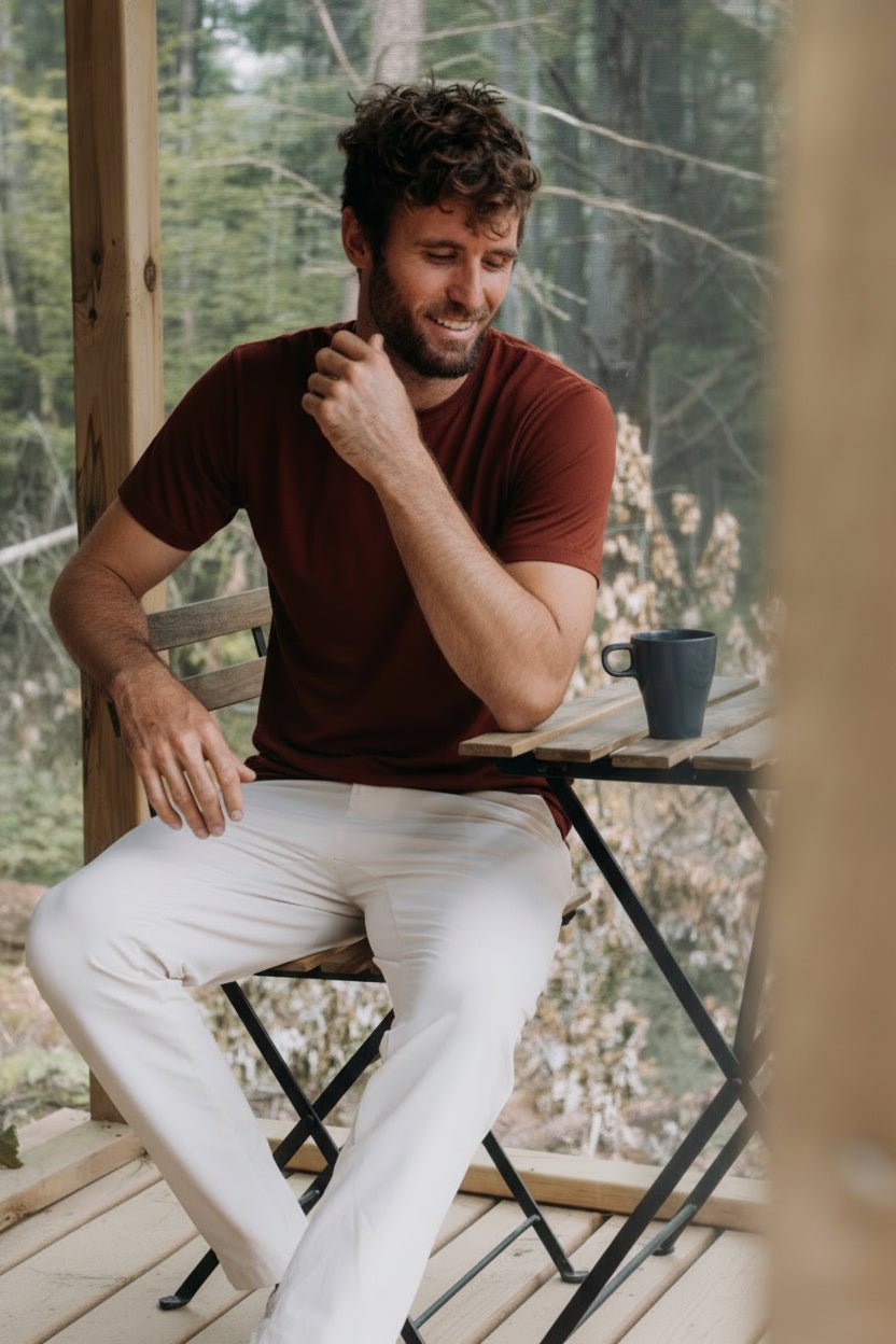 Brick Huxley T-Shirt - Threshold Collective