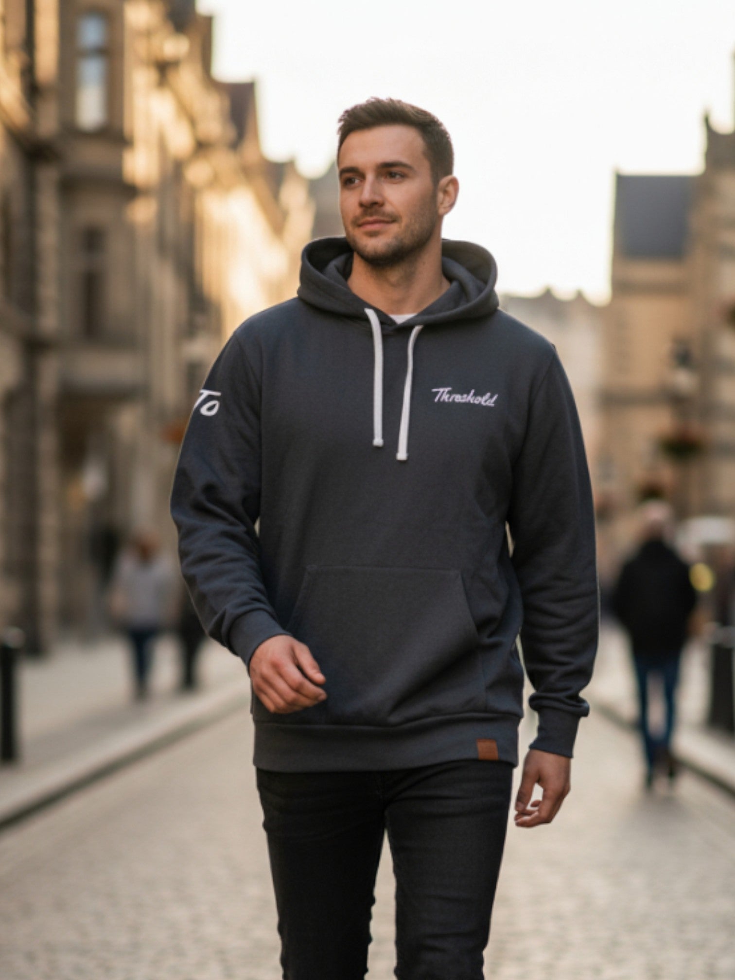 Threshold x Wolfe Hoodie - Threshold Coffee