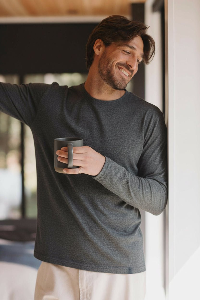 Charcoal Long Sleeve Huxley - Threshold Collective
